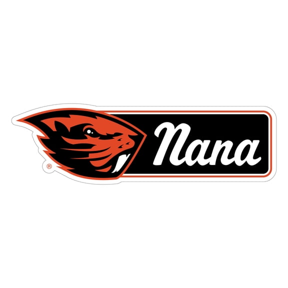 Oregon State Beavers Proud Nana Die Cut Decal Officially Licensed Collegiate Product (4-Inches Wide)