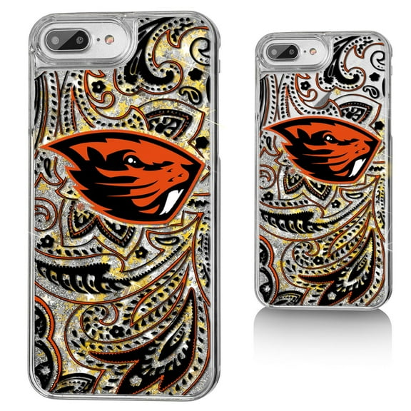 Oregon State Beavers iPhone Glitter Paisley Design Case