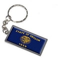 thumbnail image 1 of Oregon State Flag Keychain Key Chain Ring, 1 of 1