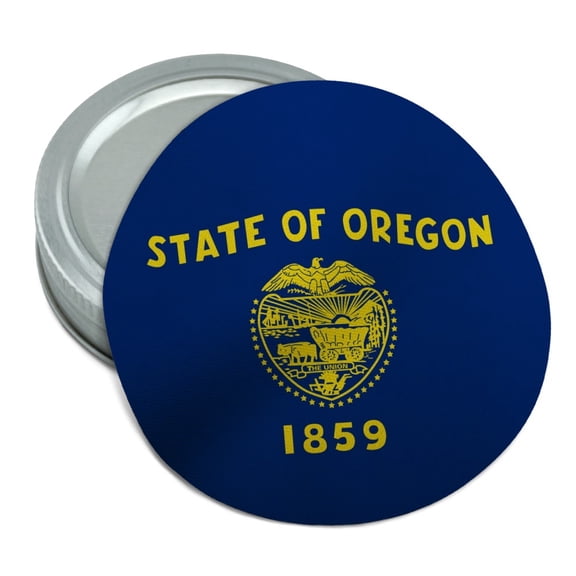 Oregon State Flag Round Rubber Non-Slip Jar Gripper Lid Opener