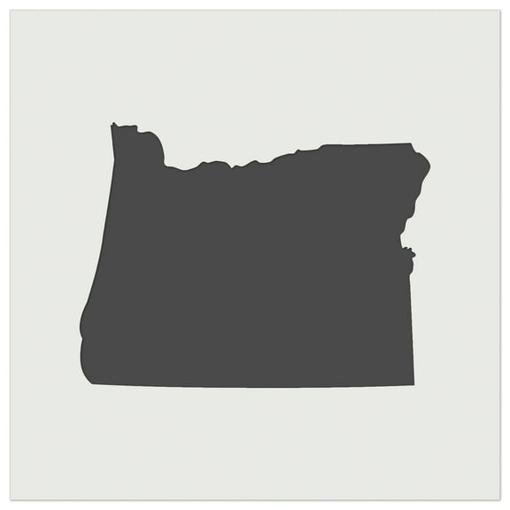 Oregon State Silhouette DIY Cookie Wall Craft Stencil - 3.5 Inch