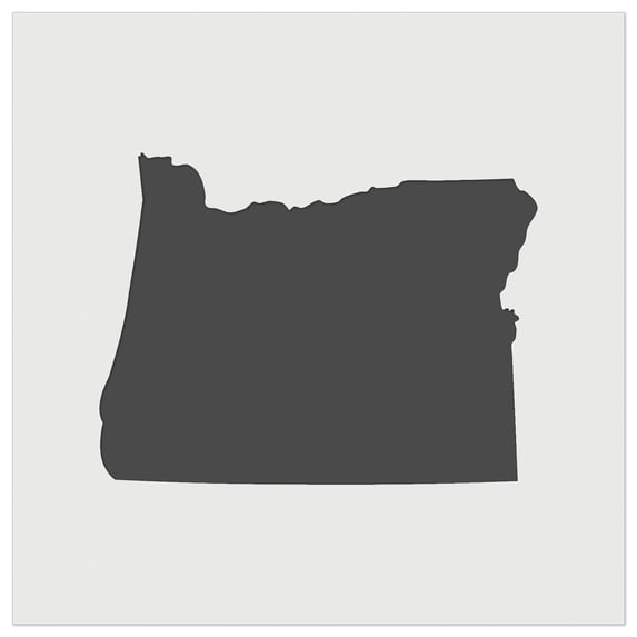 Oregon State Silhouette DIY Cookie Wall Craft Stencil - 3.5 Inch