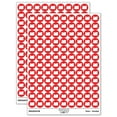 thumbnail image 1 of Oregon State Silhouette 200+ Round Stickers - Red - Matte Finish - 0.50" Size, 1 of 3