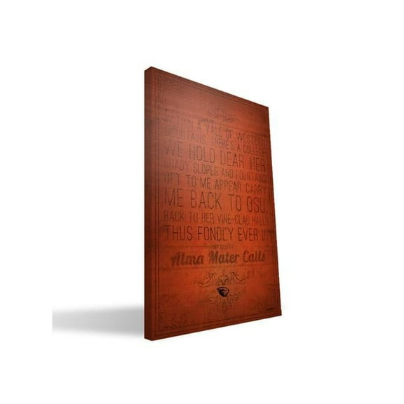 Oregon State Song 24x36 Canvas