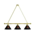 thumbnail image 1 of Oregon State University 3 Shade Billiard Light with Brass Fixture, 1 of 5