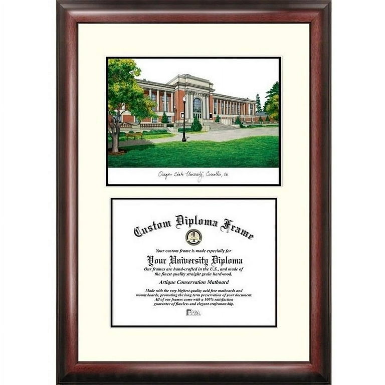 University of Oregon Diploma Frame campus photo College Degree Certificate  Gift