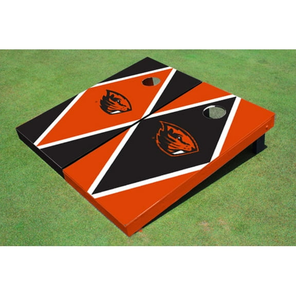 Oregon State University Alternating Diamond Cornhole Boards