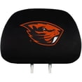 thumbnail image 1 of Oregon State University Beavers Pair of Premium Auto Head Rest Covers, Embroidered, Black Elastic, 14x10 Inch, 1 of 1