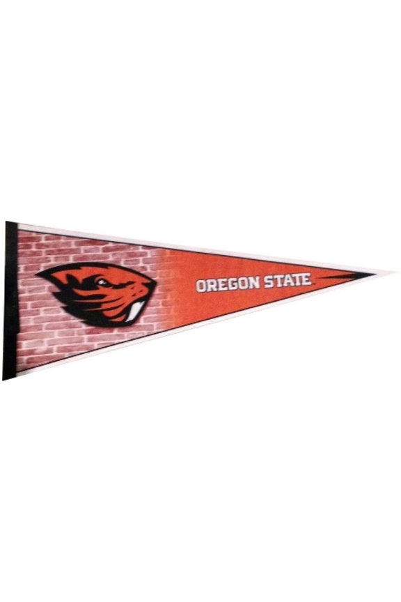 Oregon State University Beavers Soft Felt Pennant, Primary Design, 12x30 Inch, Easy To Hang
