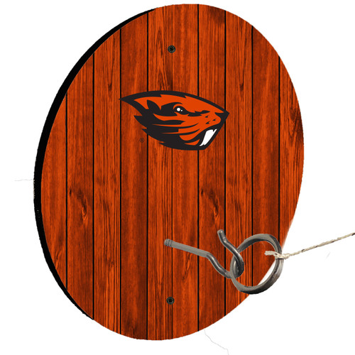 Oregon State University Orange Ring Toss Lawn Game