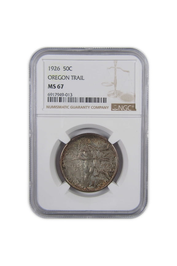 Oregon Trail Commemorative Half Dollar 1926 MS 67 NGC SKU:I18312