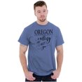 thumbnail image 1 of Oregon is Calling and I Must Go Women's Graphic T Shirt Tees Brisco Brands S, 1 of 6