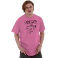 thumbnail image 1 of Oregon is Calling and I Must Go Women's Graphic T Shirt Tees Brisco Brands X, 1 of 6