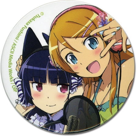 Great Eastern Entertainment Oreimo Kirino and Kuroneko Button, 2"