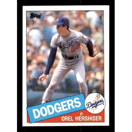 Orel Hershiser Rookie Card 1985 Topps #493