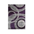 thumbnail image 1 of Orelsi Collection Polypropylene Gray And Purple 2'1" X 3'3" Area Rugs OR6323, 1 of 5