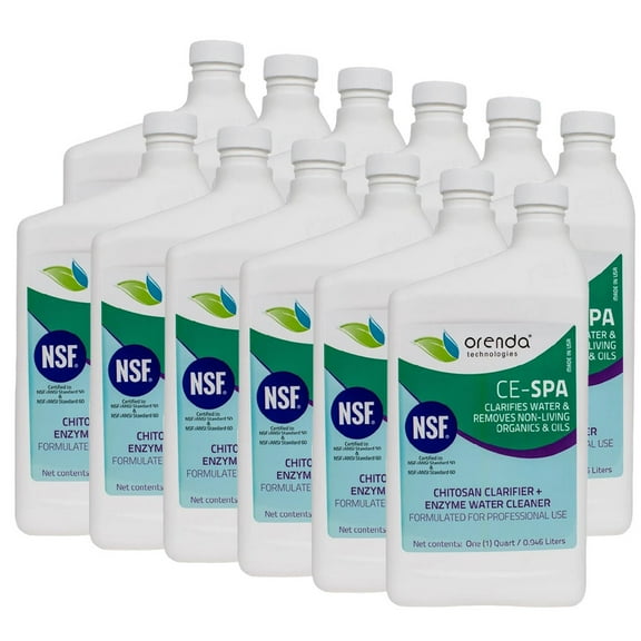 Orenda Technologies CE-SPA, Hot Tub Spa Clarifier & Enzyme Cleaner, 8 oz - 12 Pack   Ore-50-146-12