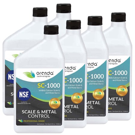 Orenda Technologies SC-1000 Scale Control and Metal Chelant For Swimming Pools - 6 Pack