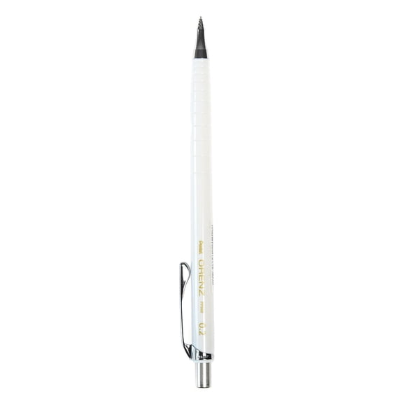 Orenz 1-Click Mechanical Pencil 0.2 mm, white (pack of 4)