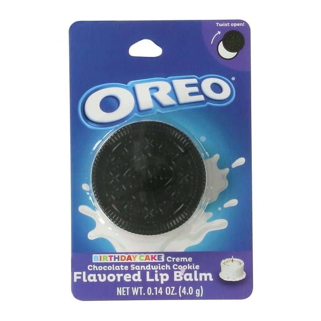 Oreo Birthday Cake Flavored Lip Balm 0.14oz