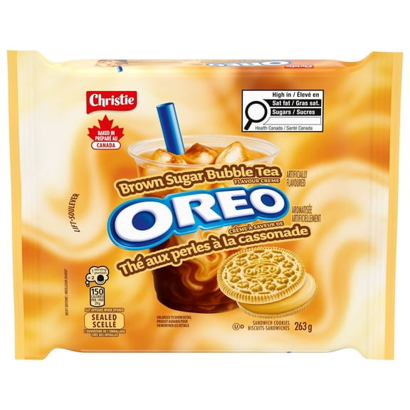 Oreo Brown Sugar Bubble Tea Sandwich Cookies 263g - Limited Edition