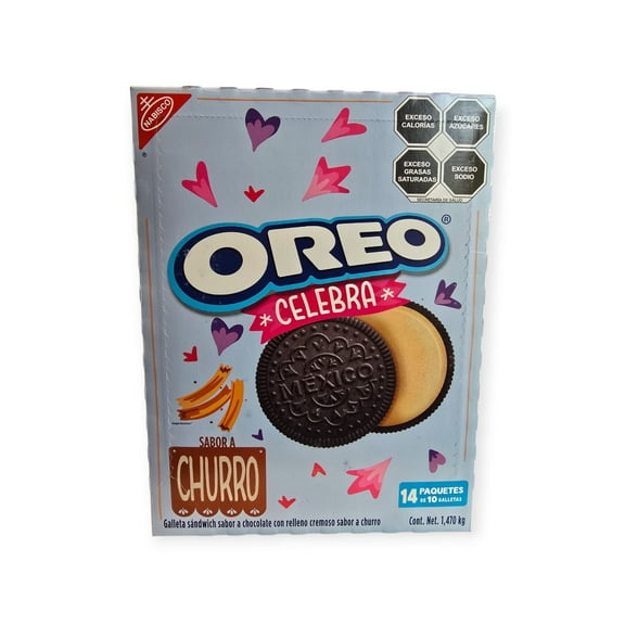 Oreo-Celebra Churro Flavor 14 Pack of 10 cookies