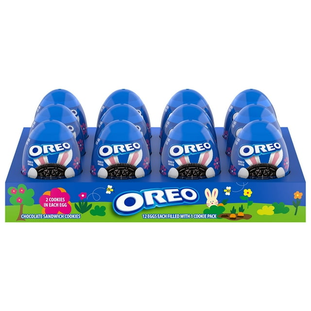 Oreo Chocolate Sandwich Cookies, 12 Easter Eggs (2 Cookies Per Egg)