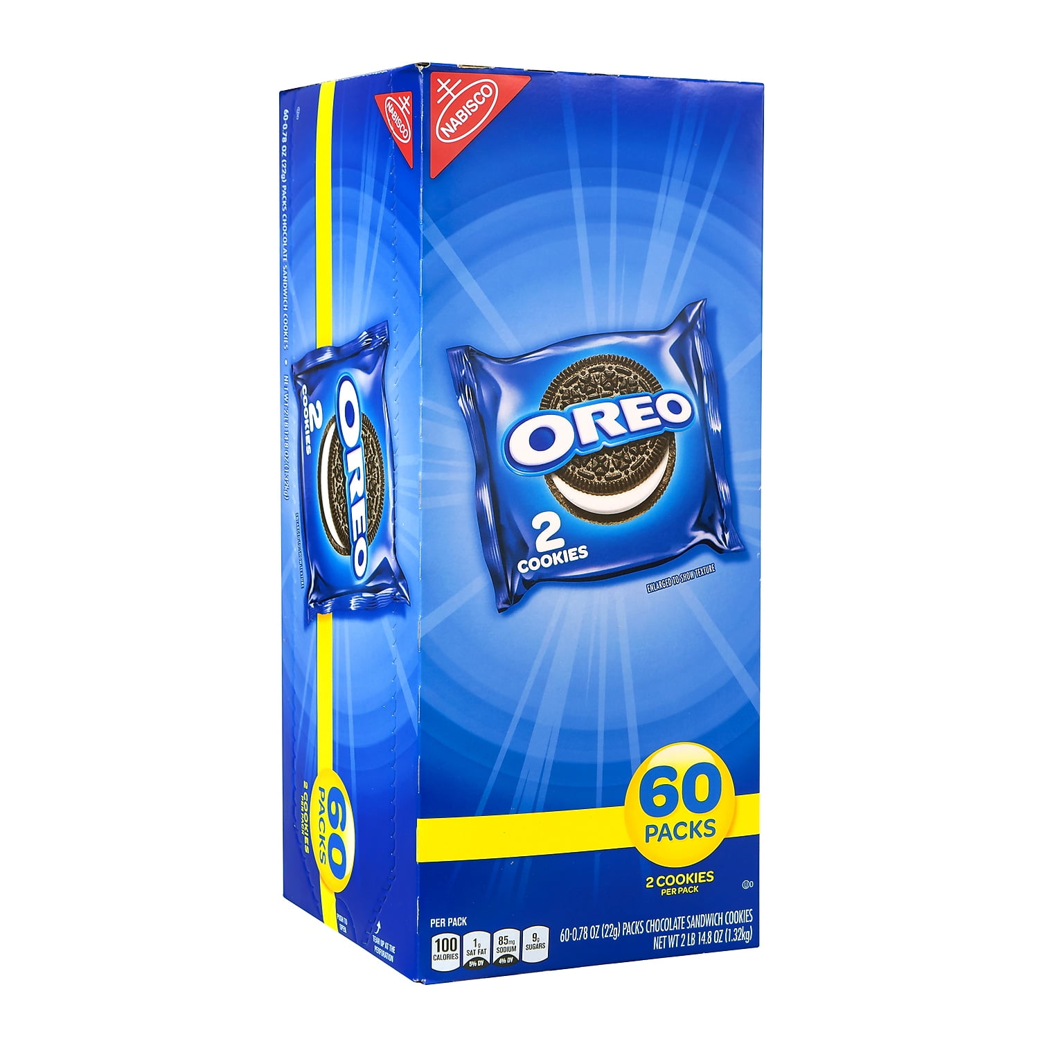 アメリカ　セット 4袋 Oreo Chocolate Sandwich Cookies 2 Pack 120/Pack 304-00072