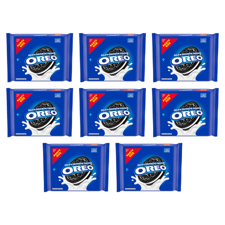 Oreo Chocolate Sandwich Cookies, Party Size, 24.16 oz (Pack of 8)