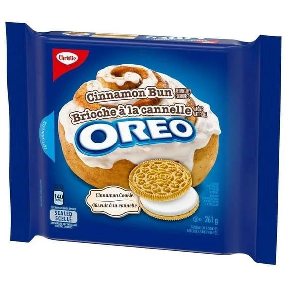 Oreo Cinnamon Bun Sandwich Cookies 261g / 9oz