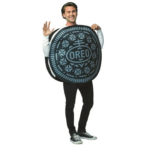 Rasta Imposta Oreo Cookie Men\'s Halloween Fancy-Dress Costume for Adult, Regular one size