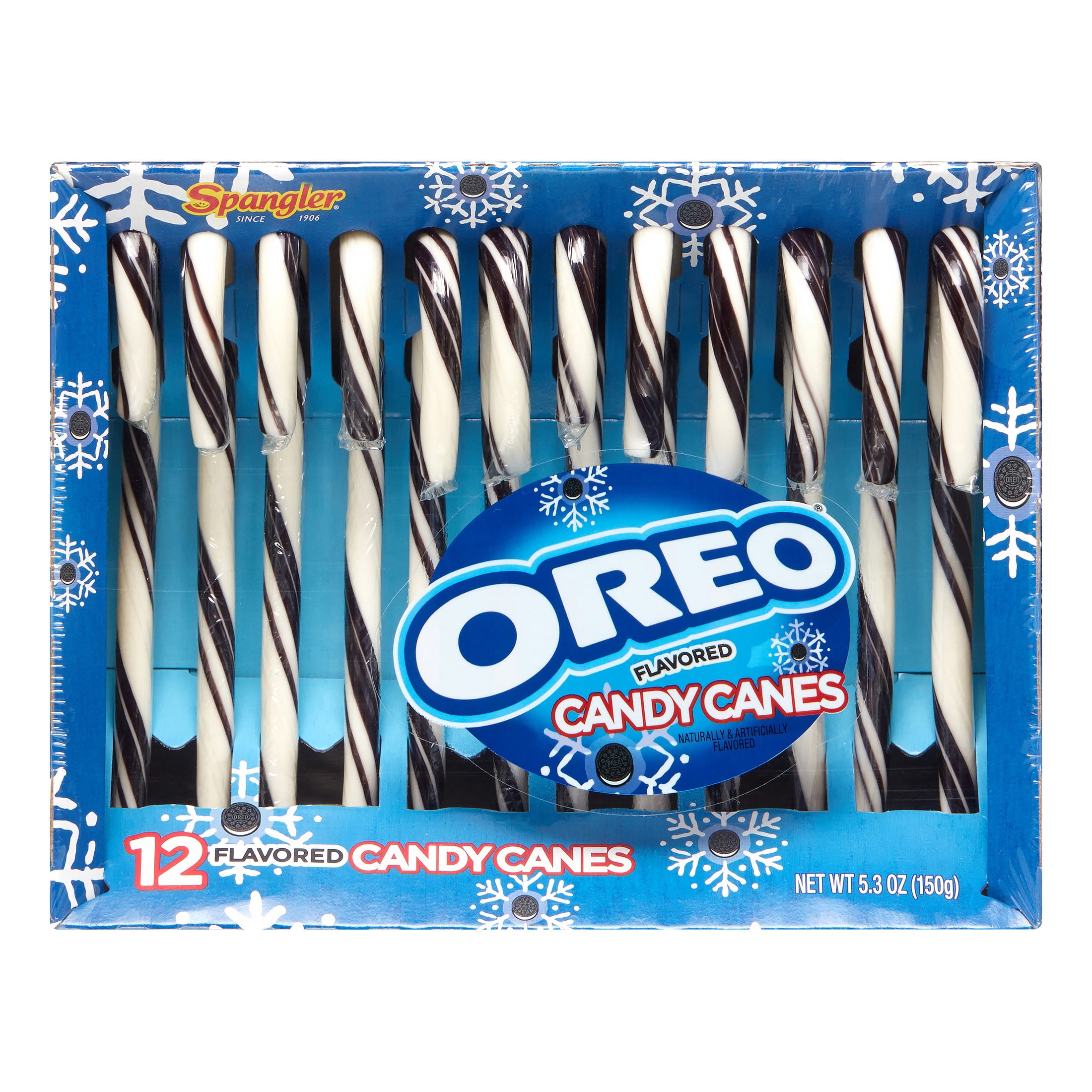 Oreo Cookies Cream Candy Canes 5.3 oz 12 Count Walmart