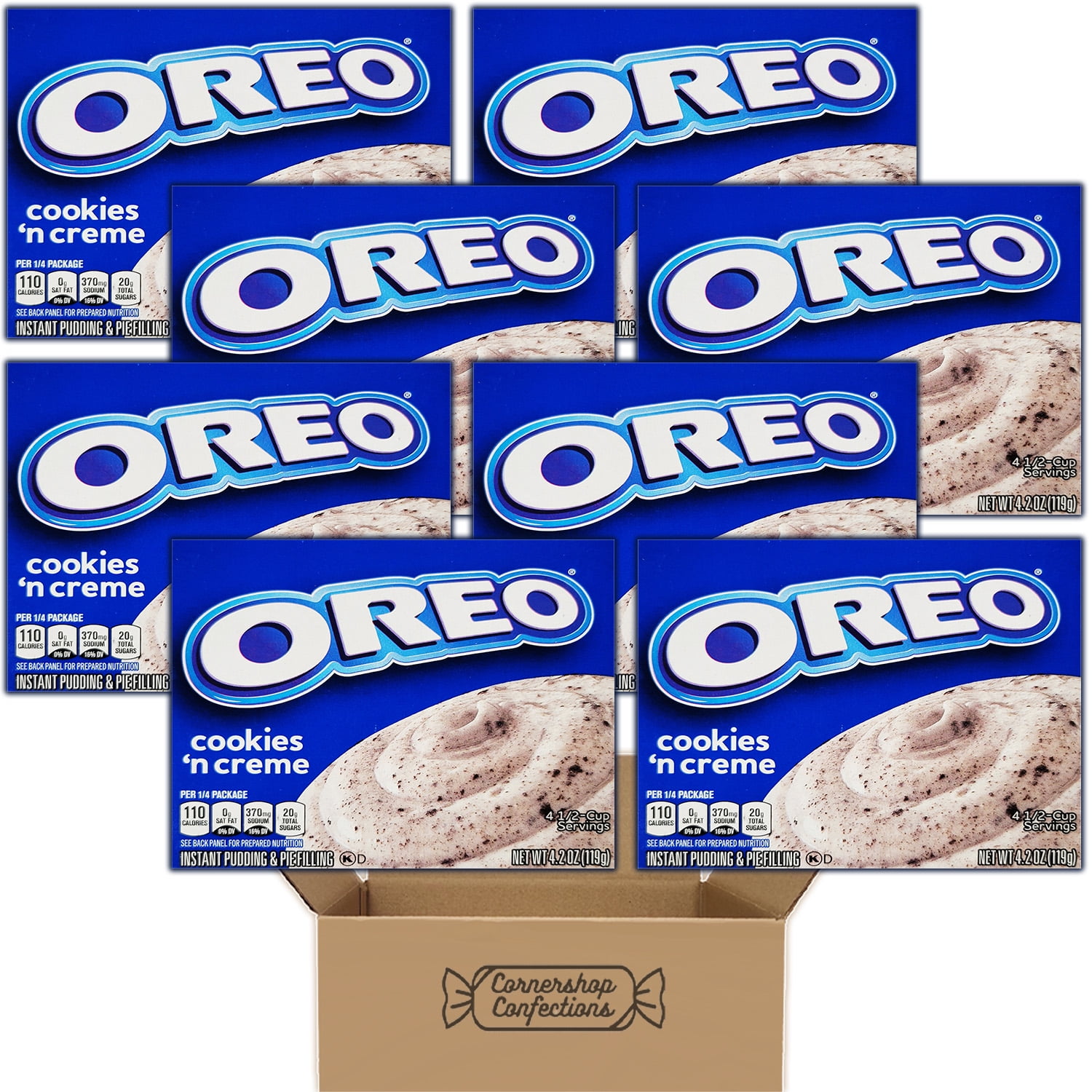 Oreo cookies and cream instant pudding pie sale