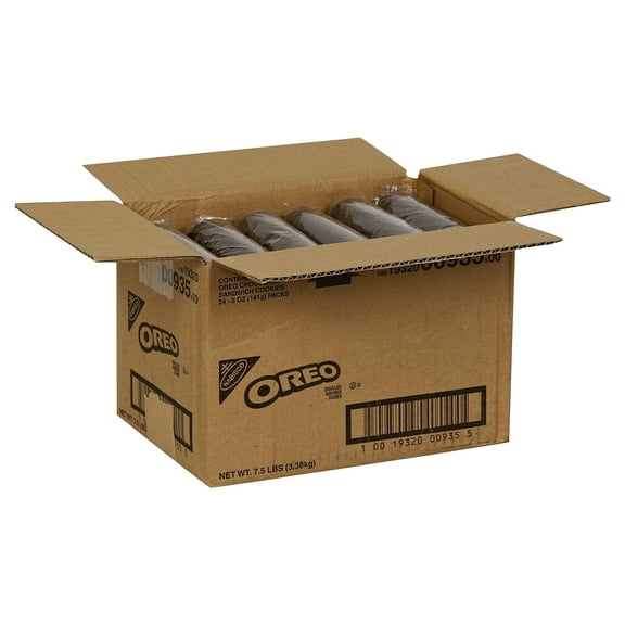 Oreo Cookies Sleeve Pack 24 Case 5 Ounce Each