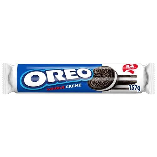 Oreo Double Stuff Chocolate Sandwich Biscuits 157g, British Import (Pack of 2)