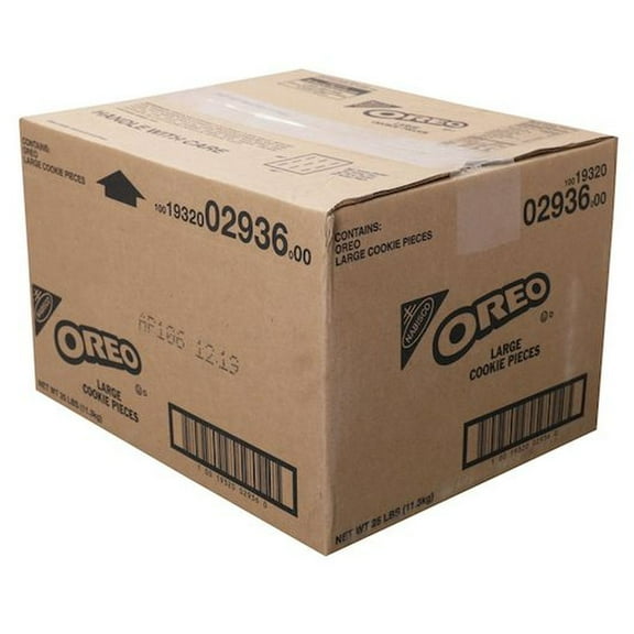 Oreo Large Crunch Cookie Pieces, 25 Pound -- 1 Each.