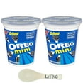 thumbnail image 1 of Oreo Mini Chocolate Sandwich KEF16 Cookies/Biscuit Go-Paks, 2-3.5 Oz Cups -Oreo Mini Cups - Oreo Mini Cookies 2 Pack - Oreo Mini Snack Packs (Lyfno Trademark Spoon Included), 1 of 2