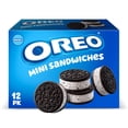 thumbnail image 1 of Oreo Frozen Dessert Mini Sandwiches 15 oz, 12 Count Cardboard Box Frozen, 1 of 9