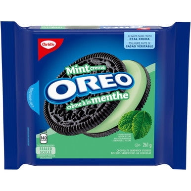 Oreo Mint Creme Chocolate Cookies, 261g/9.2 oz