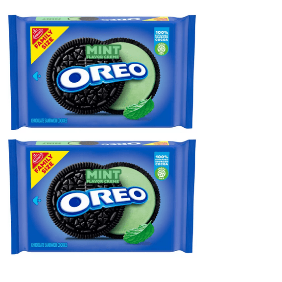 Oreo Mint Family Size 18.71oz Pack of 2