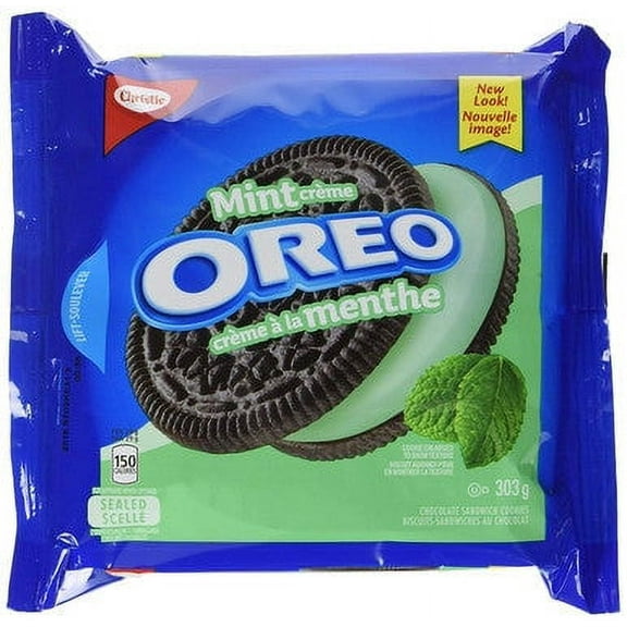 Oreo Mint Sandwich - Cookies, 303g/10.7 oz