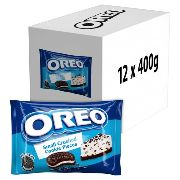 Oreo Small Crushed Cookie Pieces 400g (pack of 12)