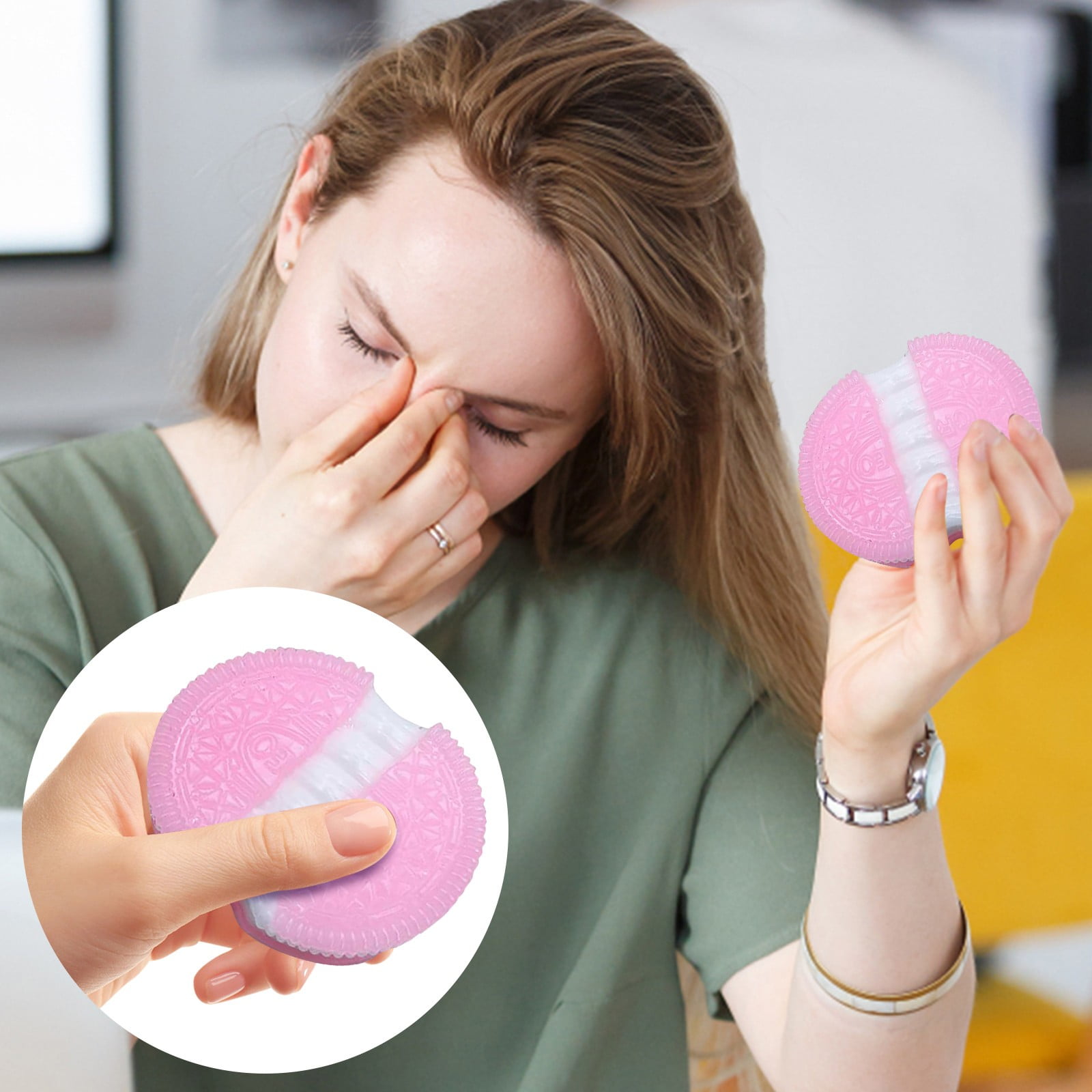 Oreo squishy taba squishy oreo squishy stress toys for anxiety squishy