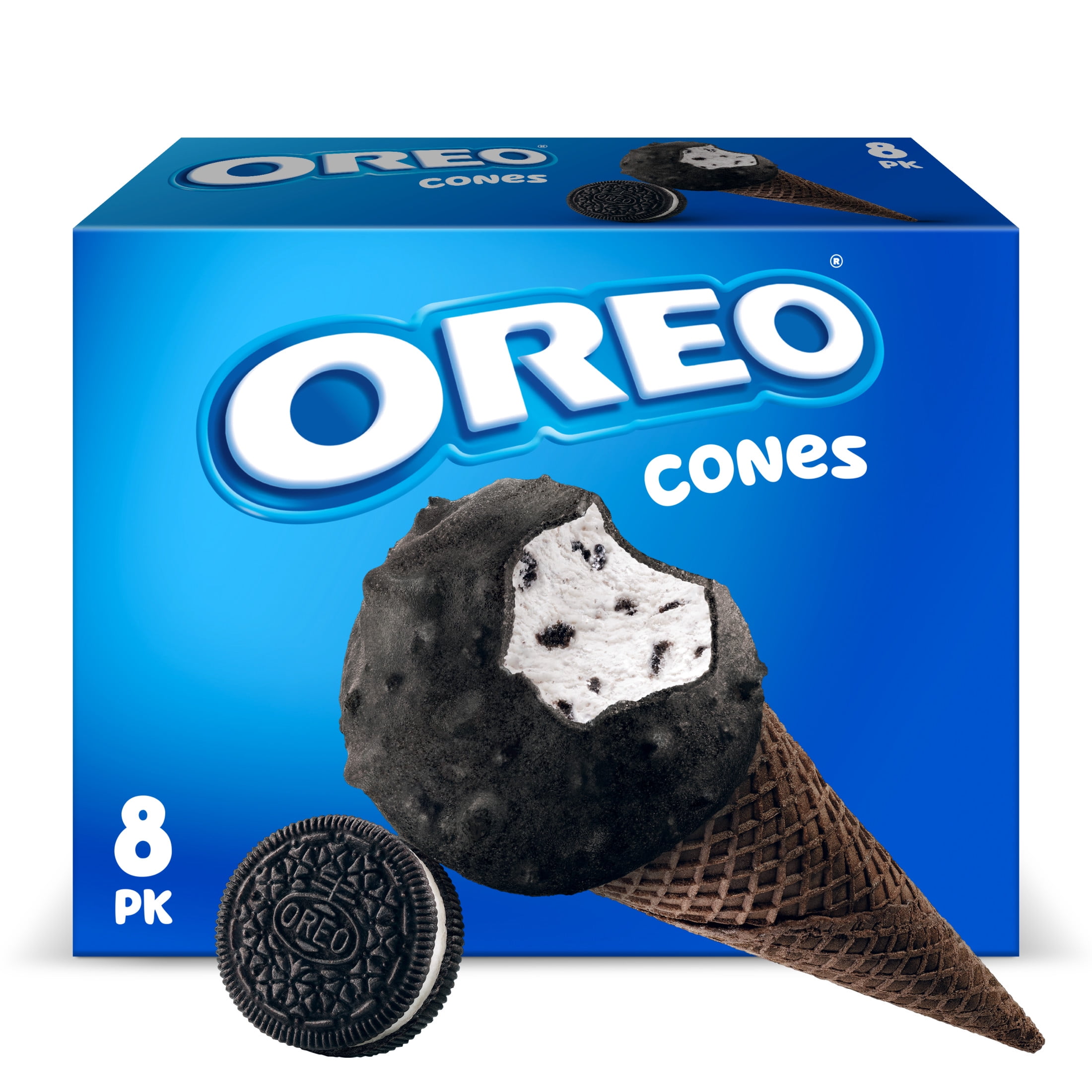 OREO Frozen Dairy Dessert Cones, 8 Count