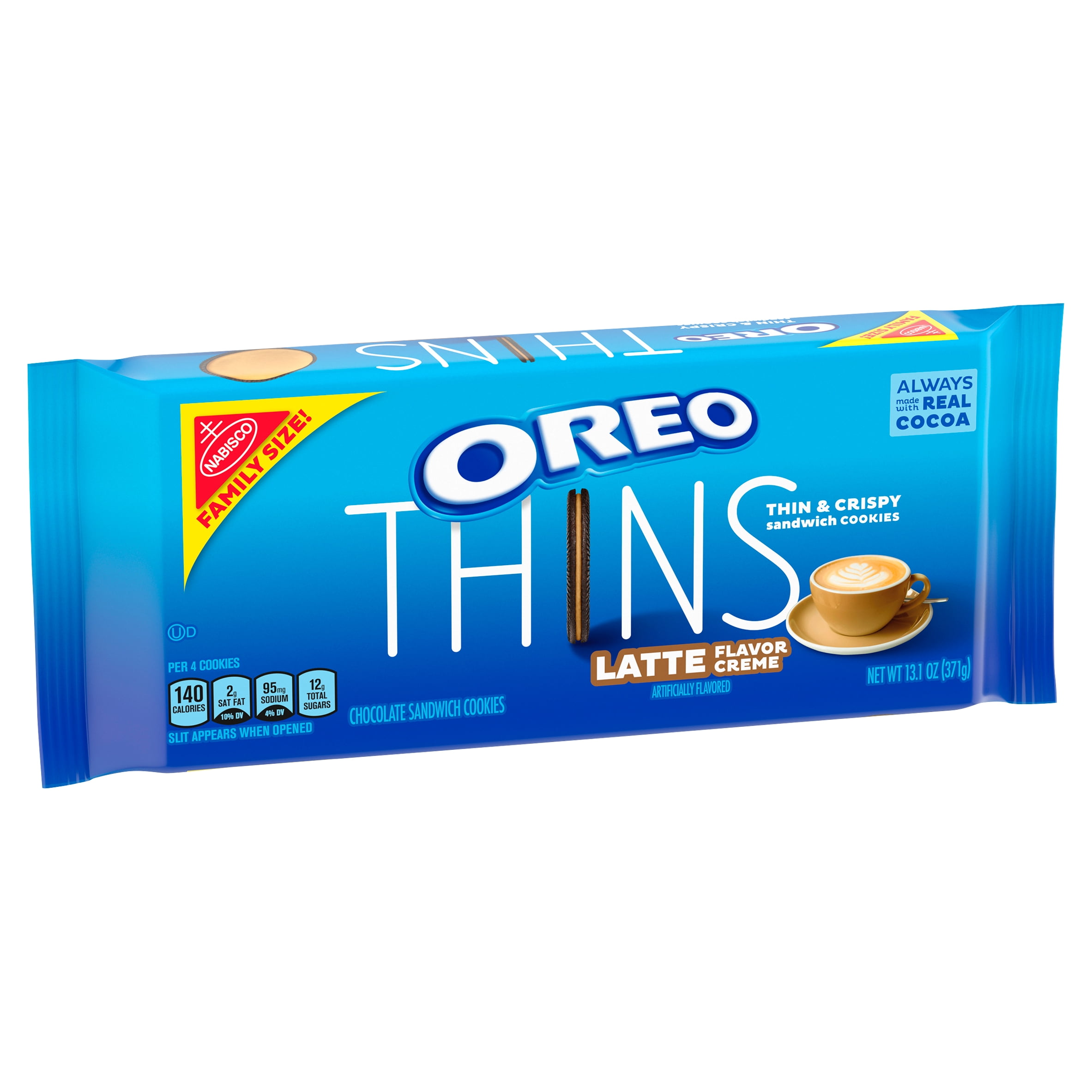 Oreo Thins 13.1 Oz Family Size Latte