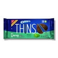 thumbnail image 1 of Oreo Thins Mint Creme Chocolate Sandwich Cookies (Pack of 20), 1 of 3
