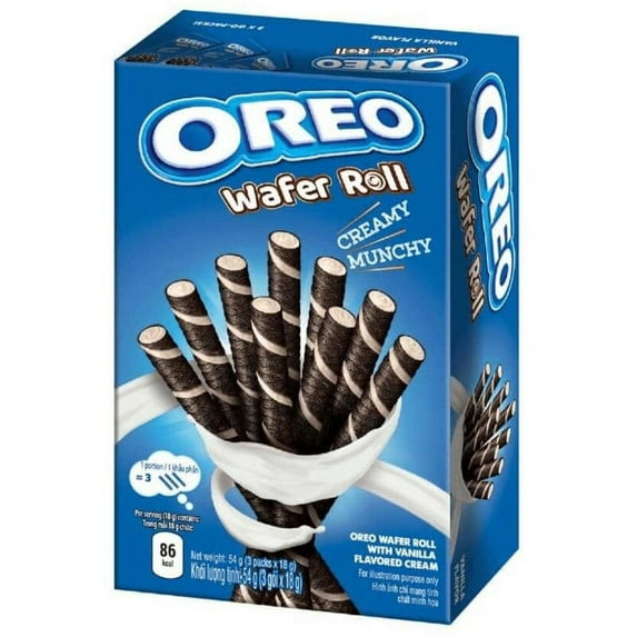 Oreo Wafer Roll 54g Pack (Vanilla) (1Pk)