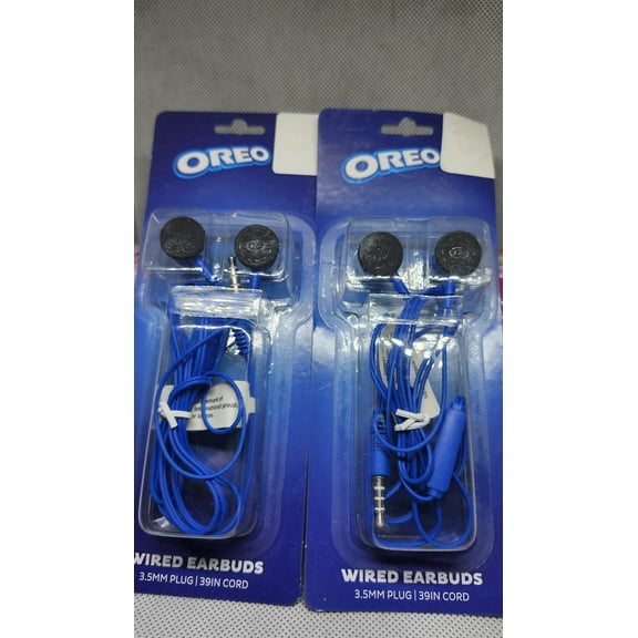 Oreo Wired Earbuds with 3.5mm Plug (39-Inch Cable)