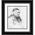 thumbnail image 1 of Orest Kiprensky 2x Matted 20x24 Black Ornate Framed Art Print 'Portrait of the Abbot Sartori', 1 of 2