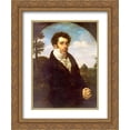 thumbnail image 1 of Orest Kiprensky 2x Matted 20x24 Gold Ornate Framed Art Print 'Portrait of the Prince Aleksandr Mikhailovich Golitsyn', 1 of 2